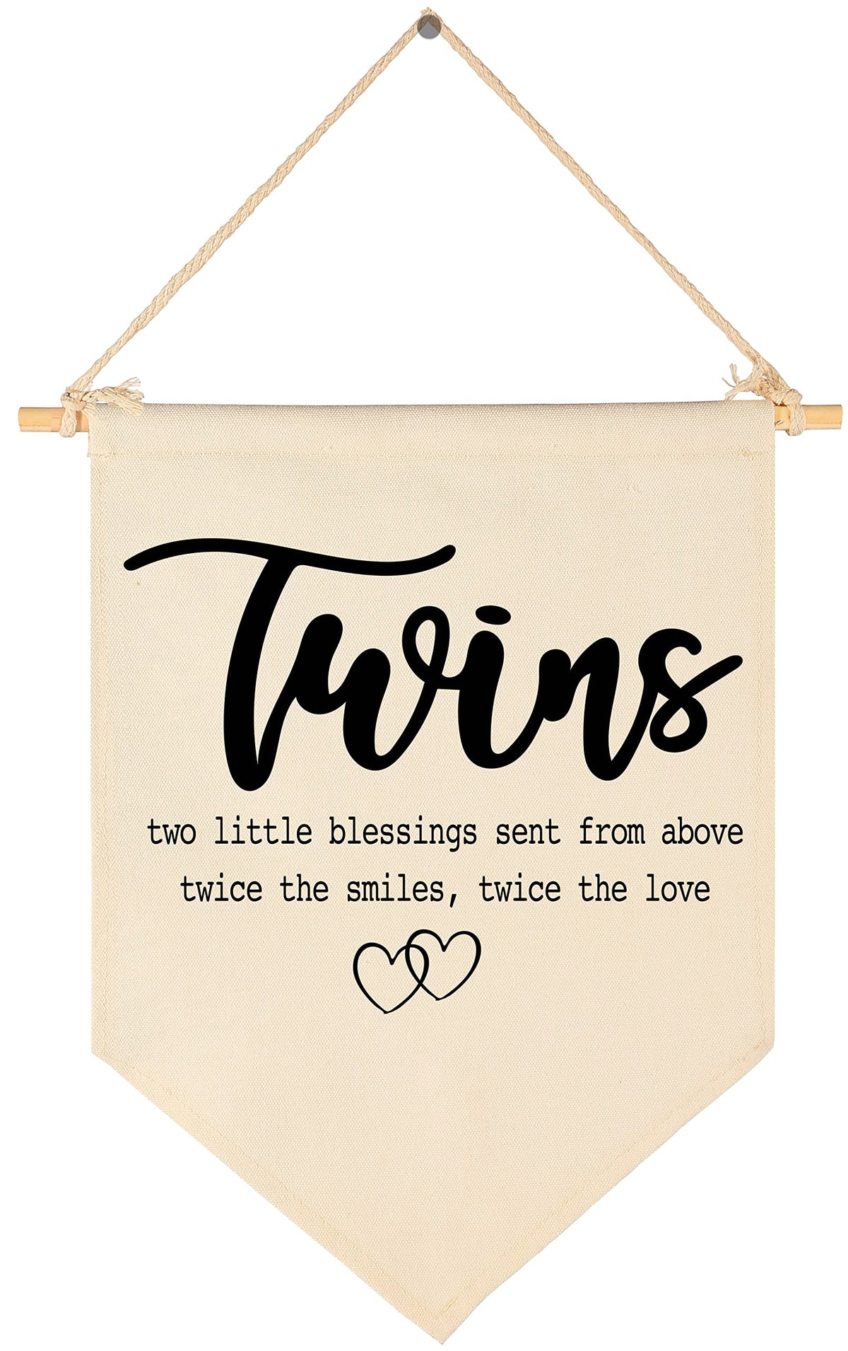 FYSIA Twin Room Sign banner for nursery decor