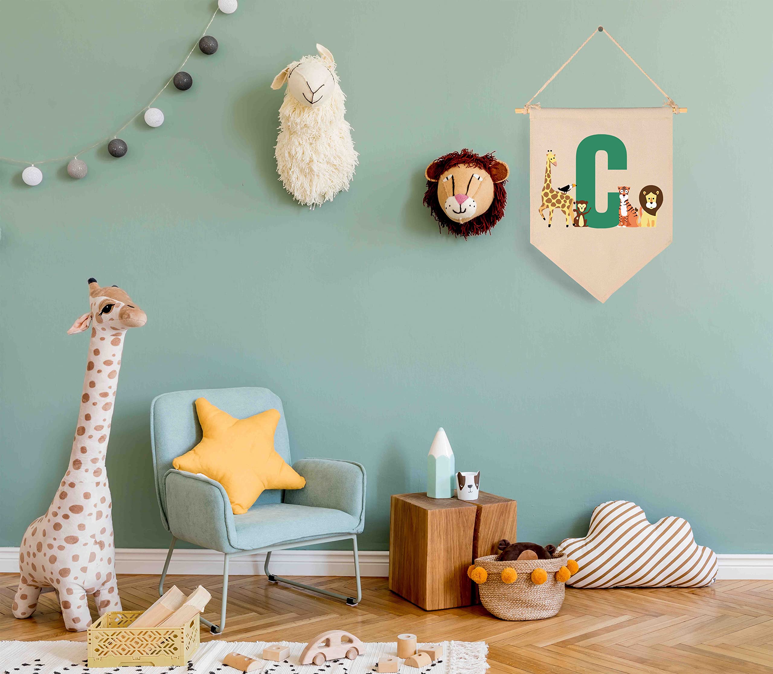 FYSIA woodland flag bedroom wall sign offers a cozy focal point