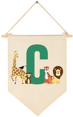 FYSIA woodland flag nursery banner adds soft charm to baby's room