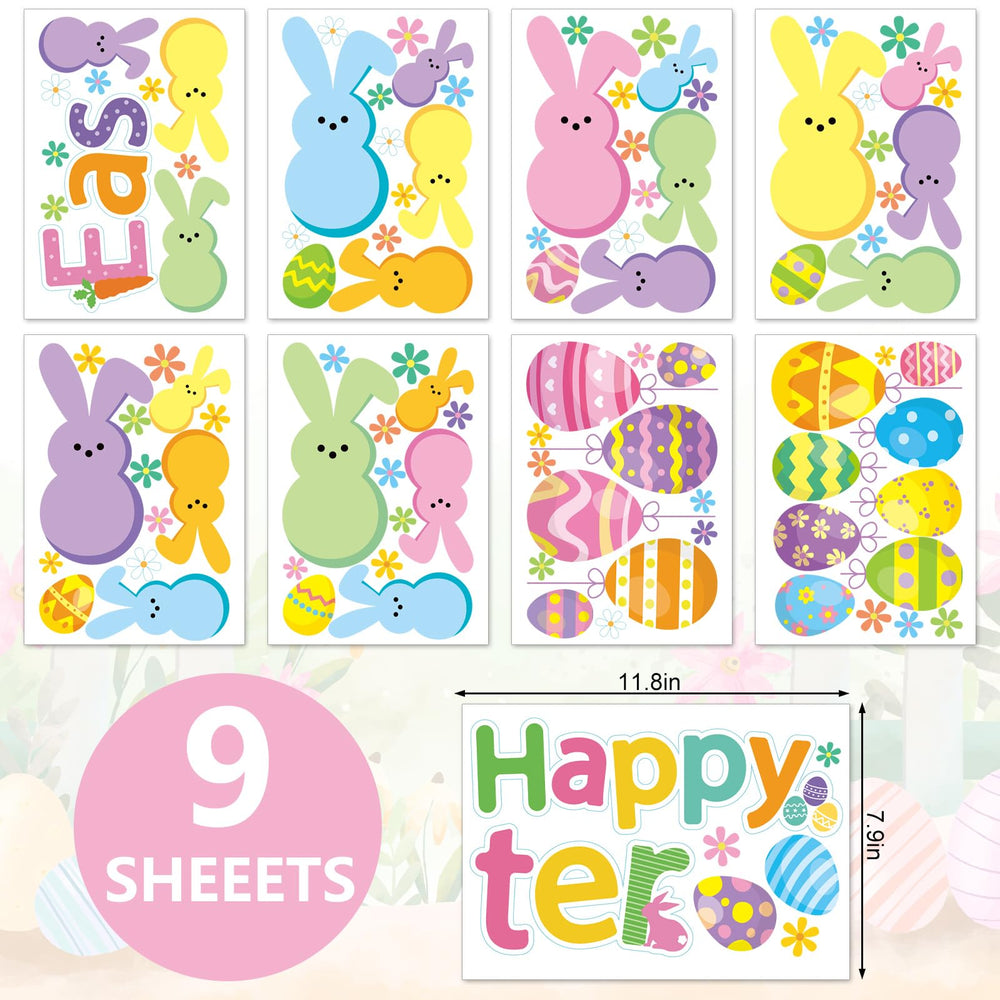 FYSUIMU Easter bunny wall decals brighten nurseries and playrooms.