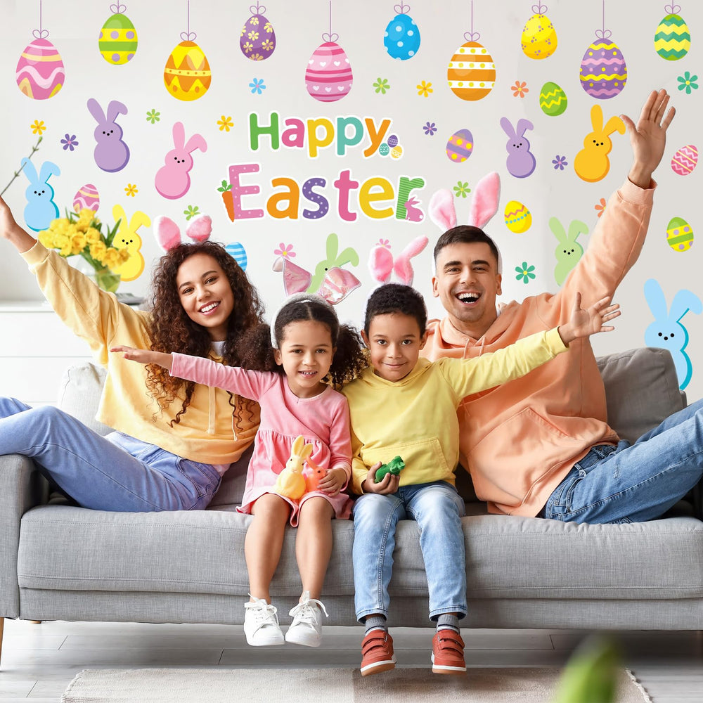 FYSUIMU Easter-themed wall art for living rooms and classrooms.