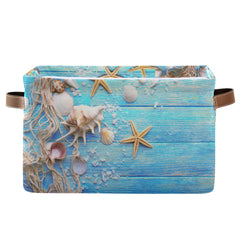 FZDXZJJ starfish storage basket in summer beach style, ideal for nursery organization.
