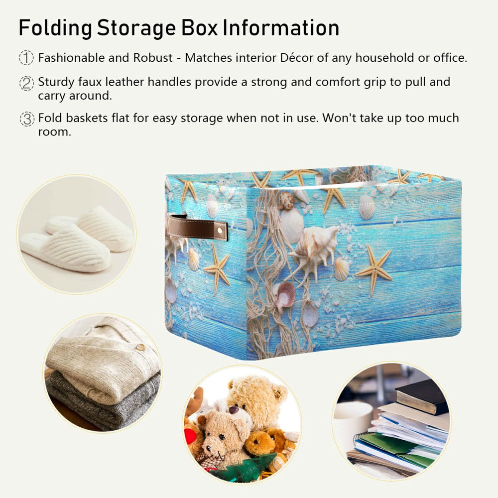 FZDXZJJ starfish storage basket in a nursery decor setting enhances room theme.