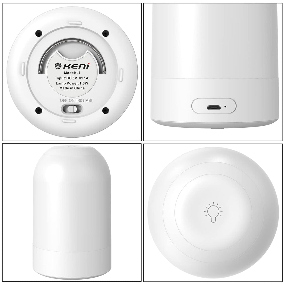G Keni USB rechargeable night light suitable for travel.