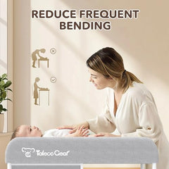G TALECO GEAR changing table height designed for comfortable changes