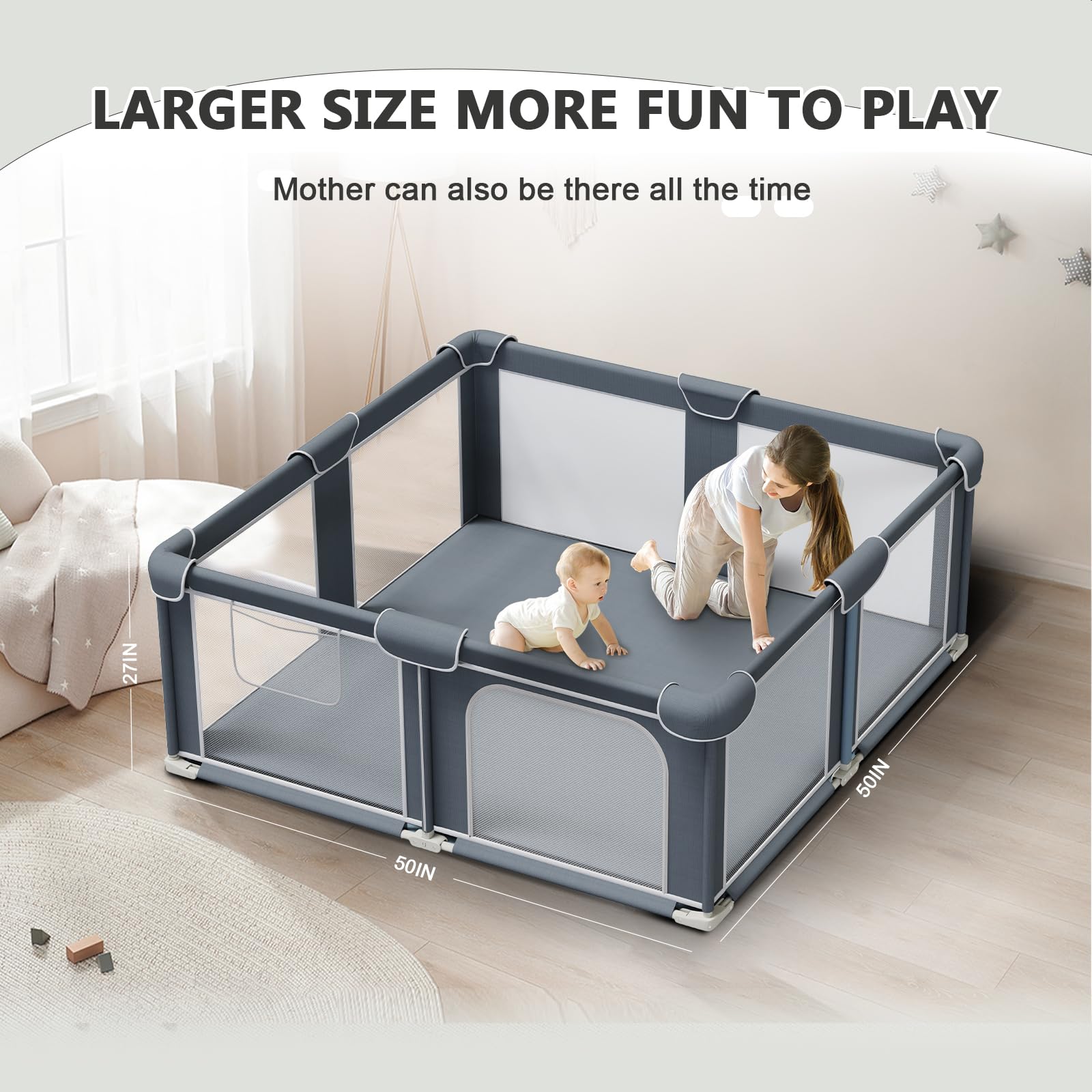 G TALECO GEAR included colorful balls enhance playtime and engagement.