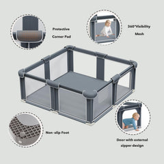 G TALECO GEAR mesh walls provide 360° visibility and breathable comfort.
