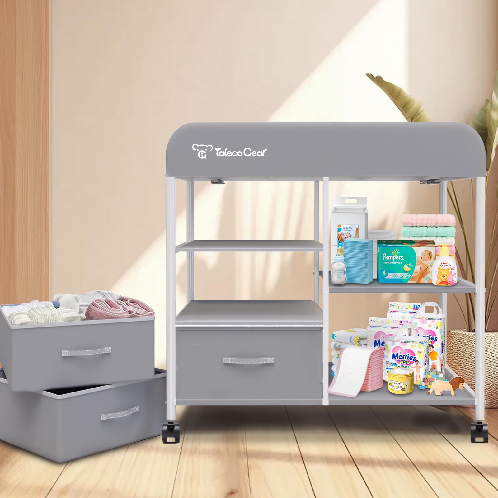 G TALECO GEAR portable nursery organizer in a compact setup