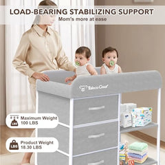 G TALECO GEAR waterproof pad on changing table surface for easy cleaning
