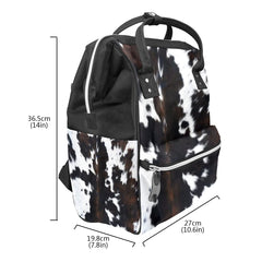 GACTIVITY cowhide side pocket holds a bottle for convenient travel.
