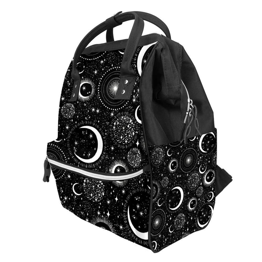 GACTIVITY diaper bag side pocket holding a bottle for easy reach