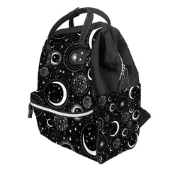 GACTIVITY diaper bag side pocket holding a bottle for easy reach