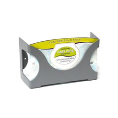 Gadjit baby wipes wall dispenser front view for easy reach