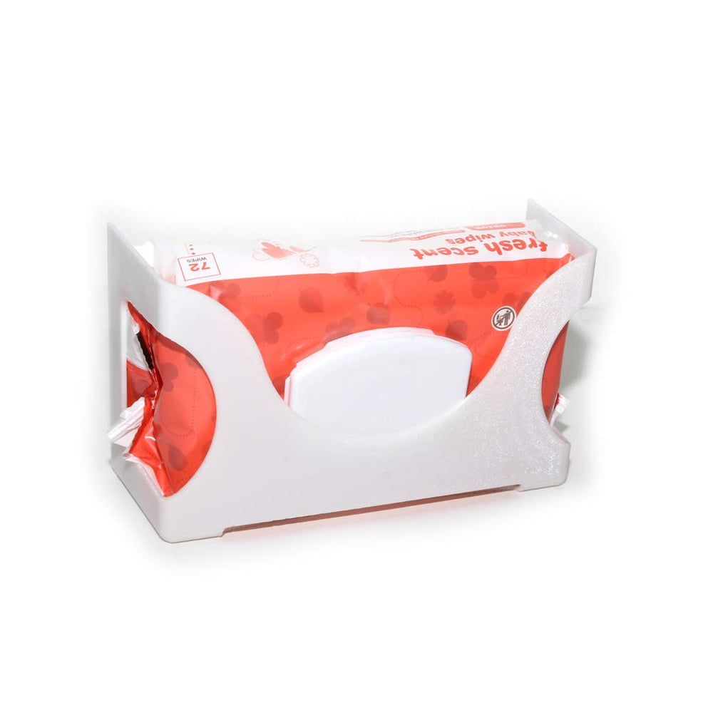 Gadjit baby wipes wall dispenser mounted in nursery