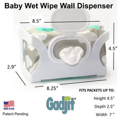 Open canister with wipes ready for fast cleanups.