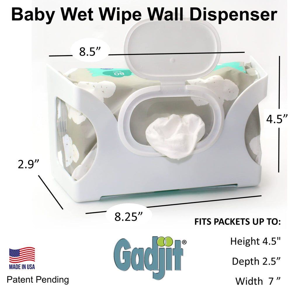 Gadjit USA-made wipes holder offers durable, tidy storage