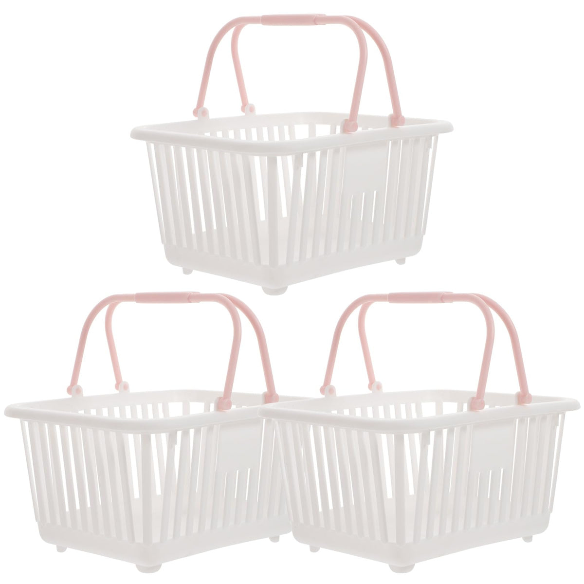 Gadpiparty small plastic basket with handles for eggs, easy transport and storage.