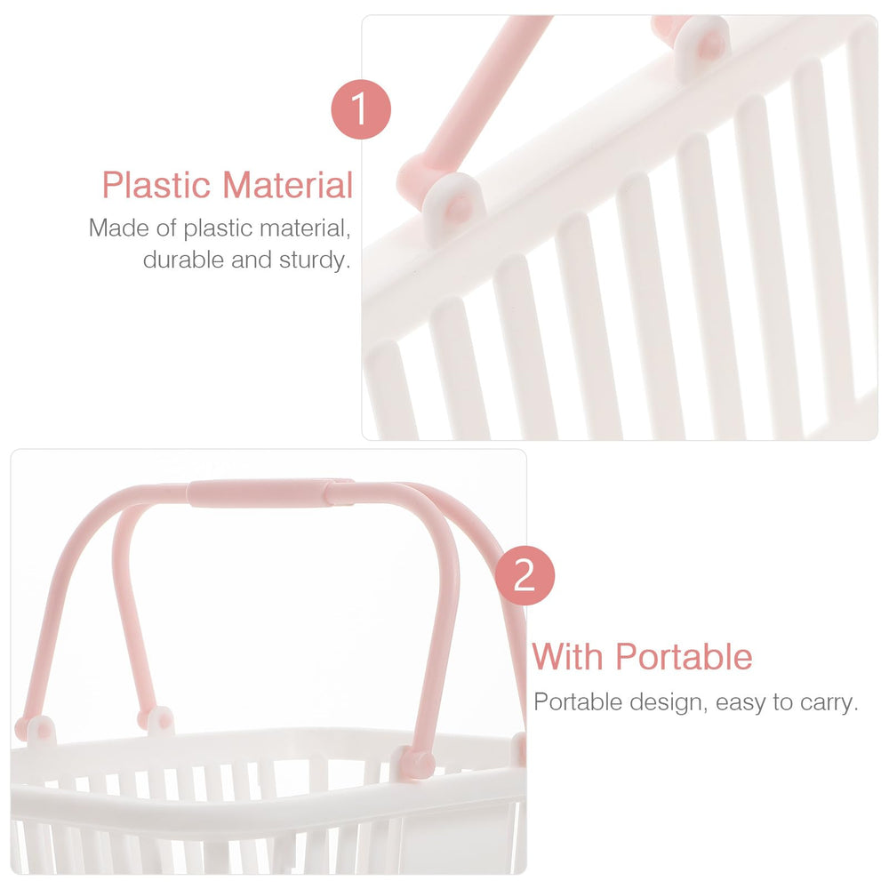 Gadpiparty basket with handles for fruits, keeps produce organized on trips.