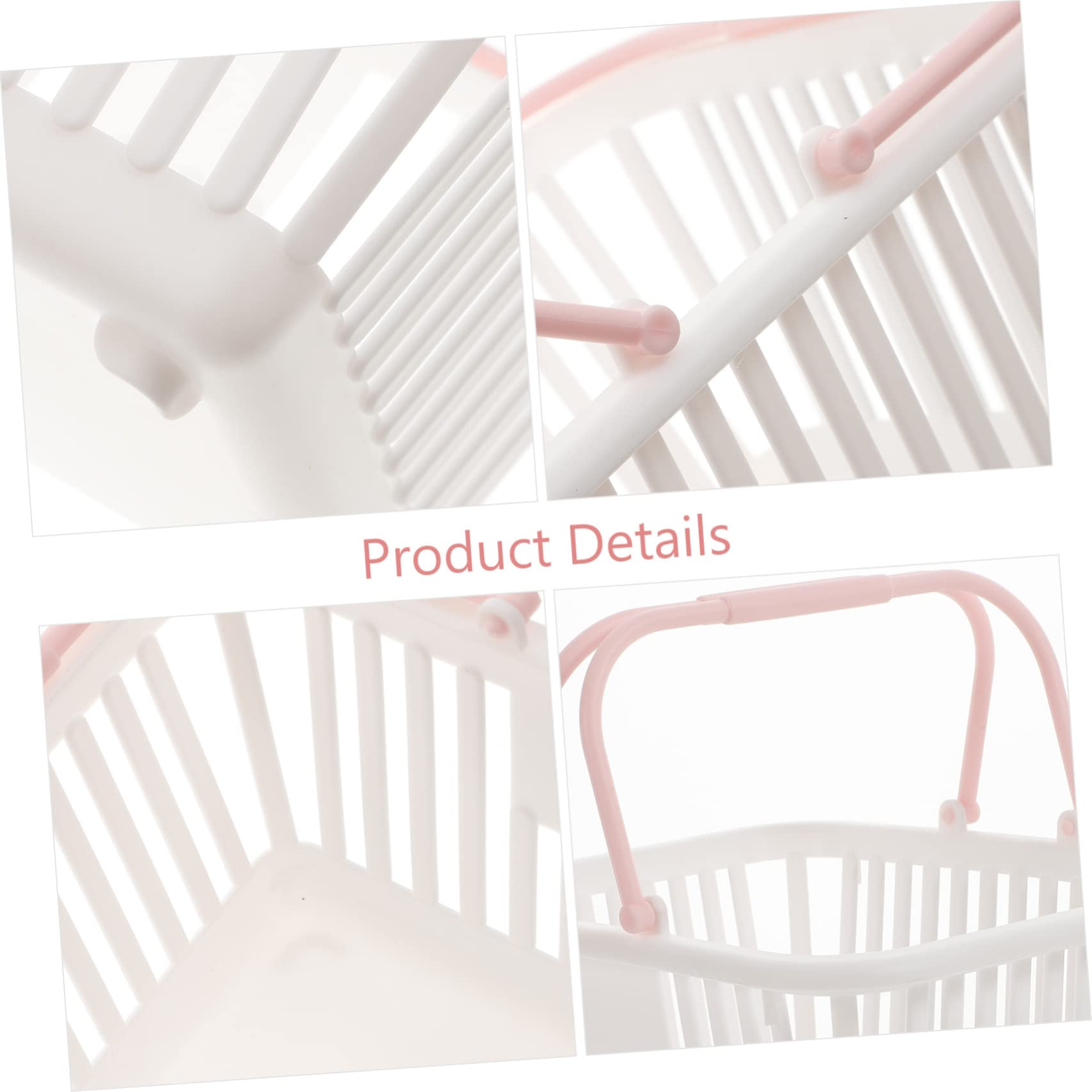 Gadpiparty white basket, versatile for home and on-the-go needs.