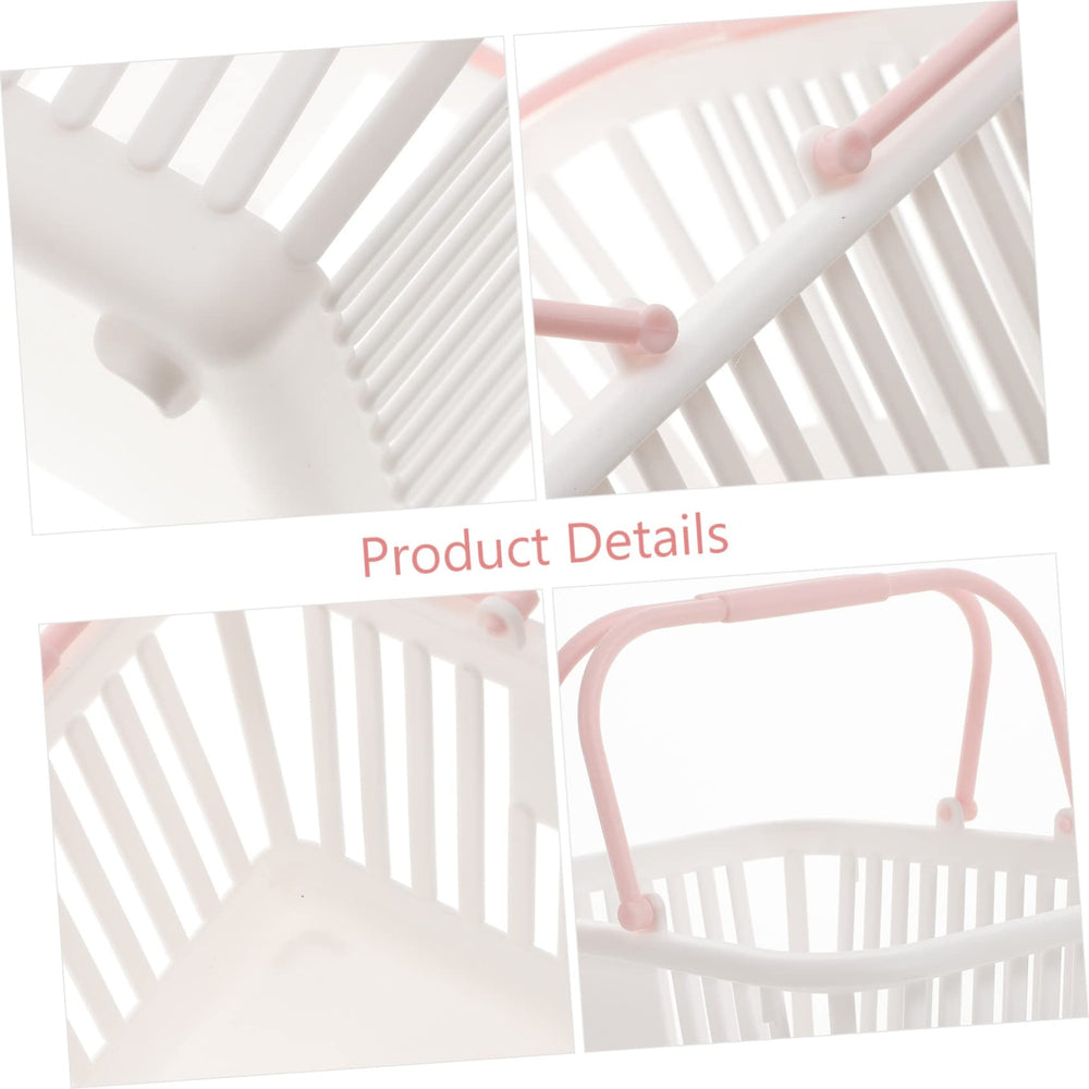 Gadpiparty white basket, versatile for home and on-the-go needs.
