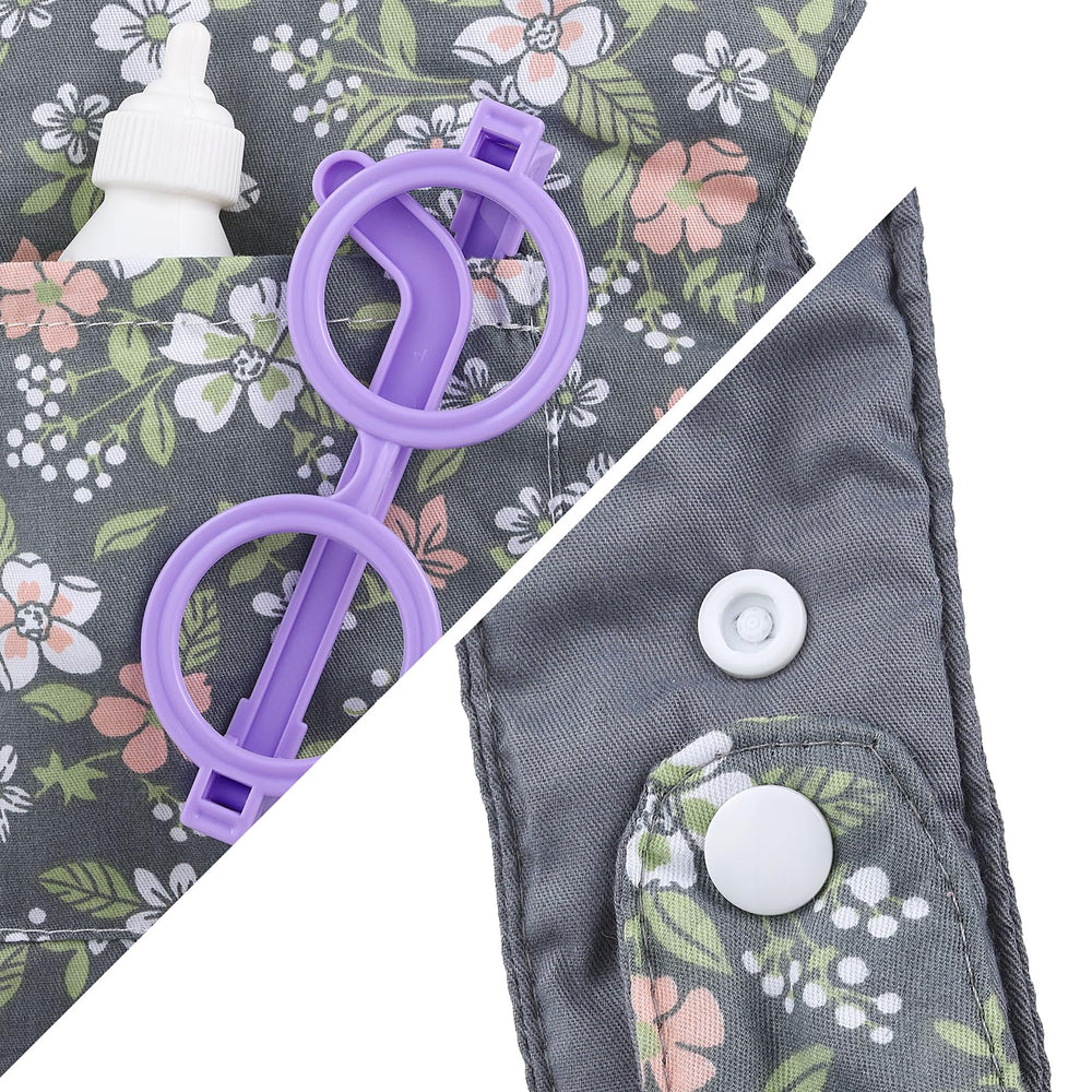 GAGAKU doll carrier gray leaf adjustable straps for growing kids