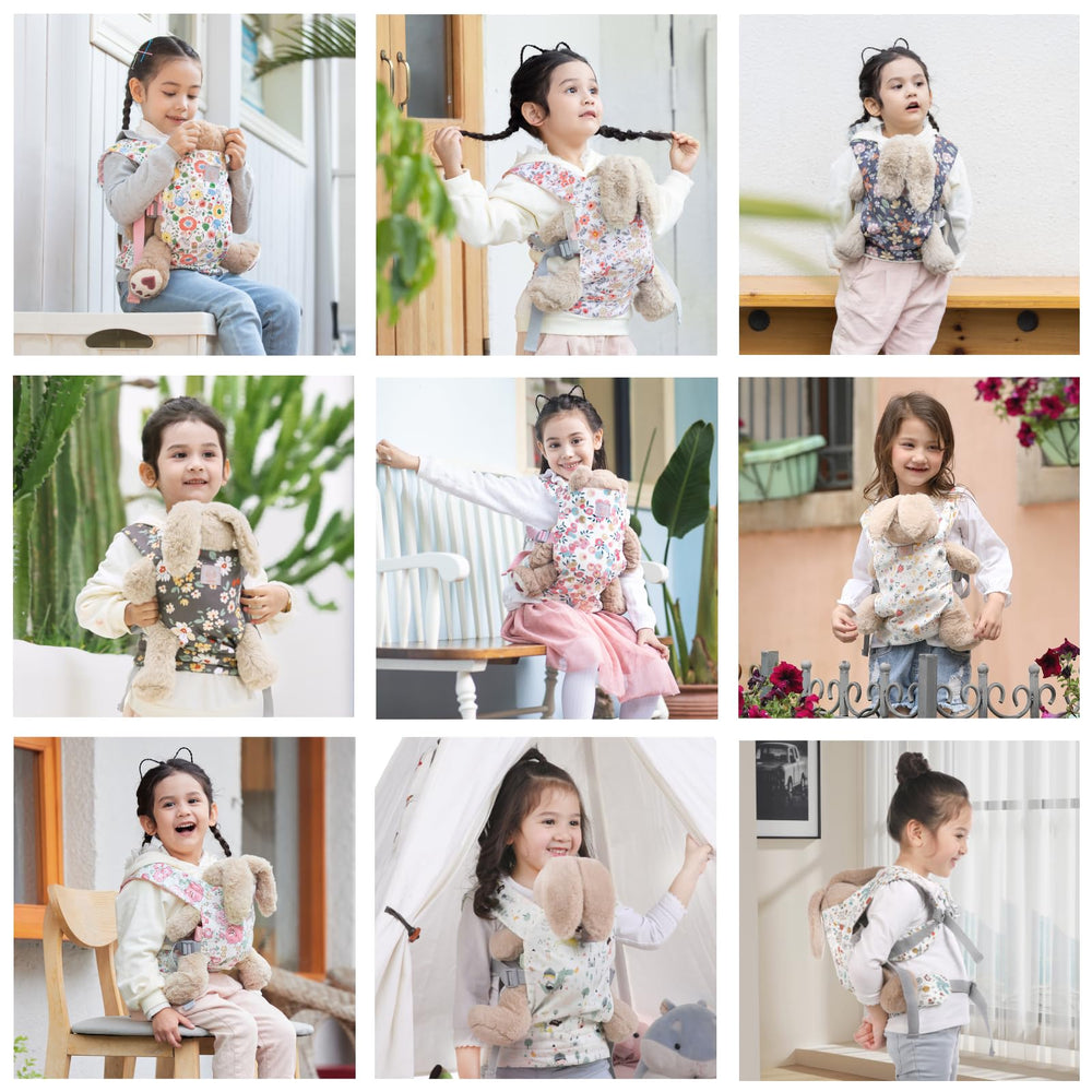GAGAKU baby doll carrier pink plum lightweight design for easy handling