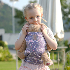 GAGAKU baby doll carrier features 3-way carry for flexible play