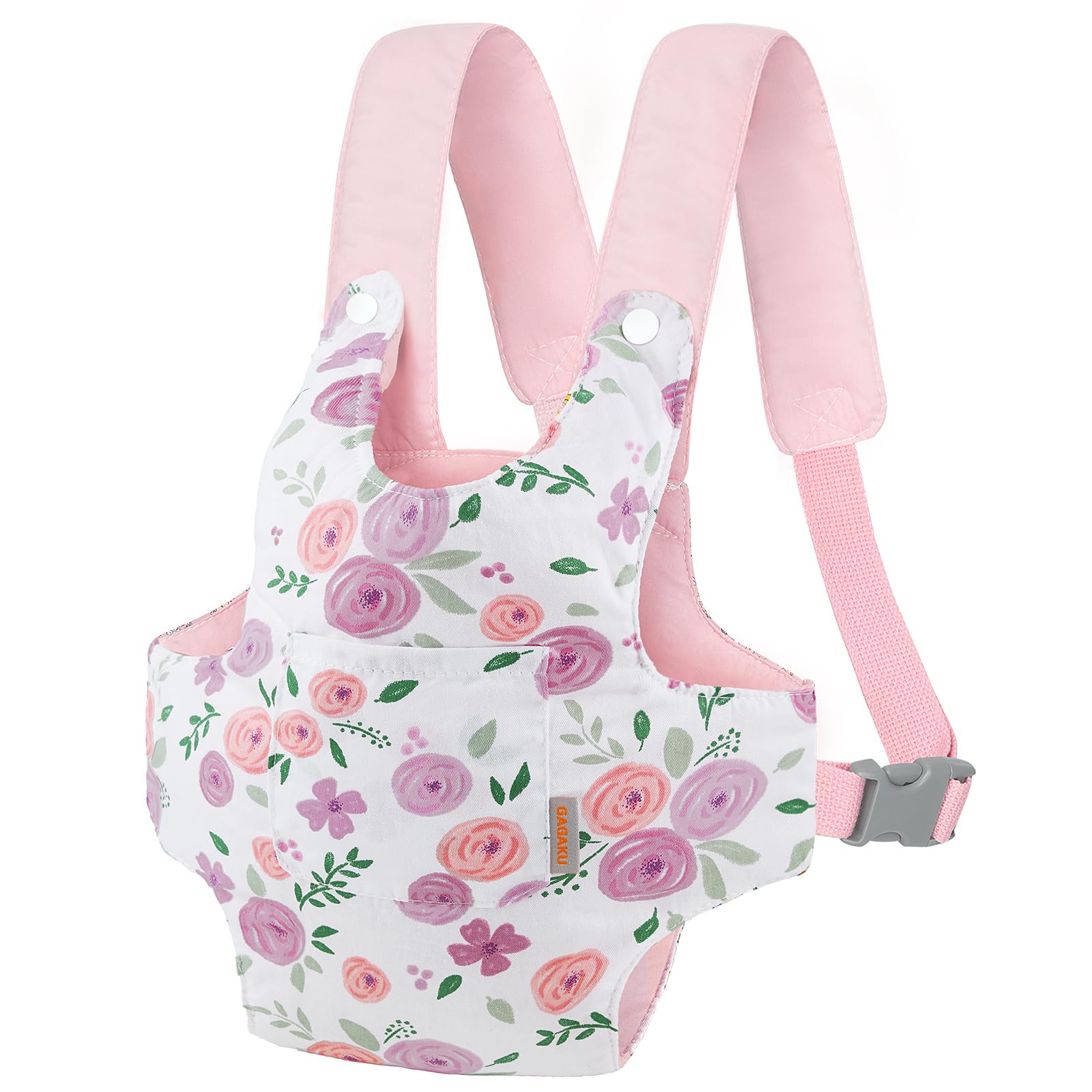 GAGAKU Rose doll carrier features 100% cotton soft material