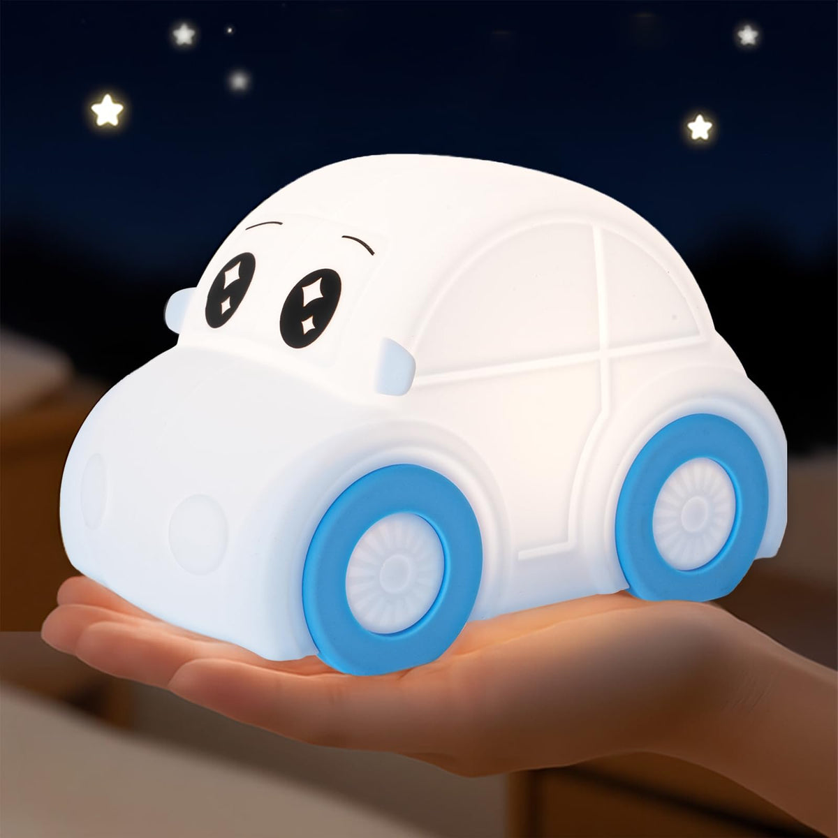 GAGBC Baby car night light in silicone offers gentle bedtime illumination.