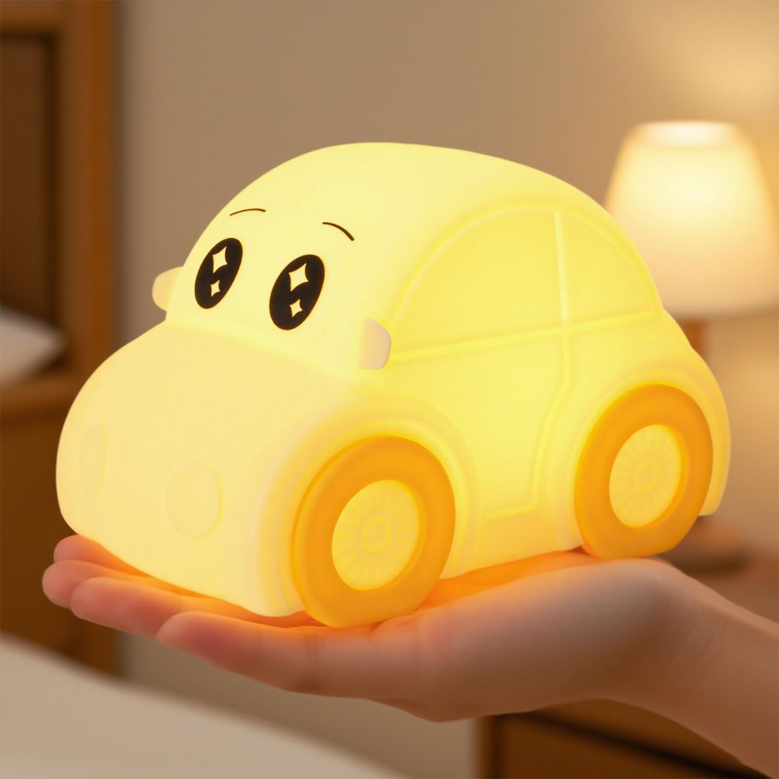 GAGBC car night light in a toddler's bedroom providing a gentle bedtime glow