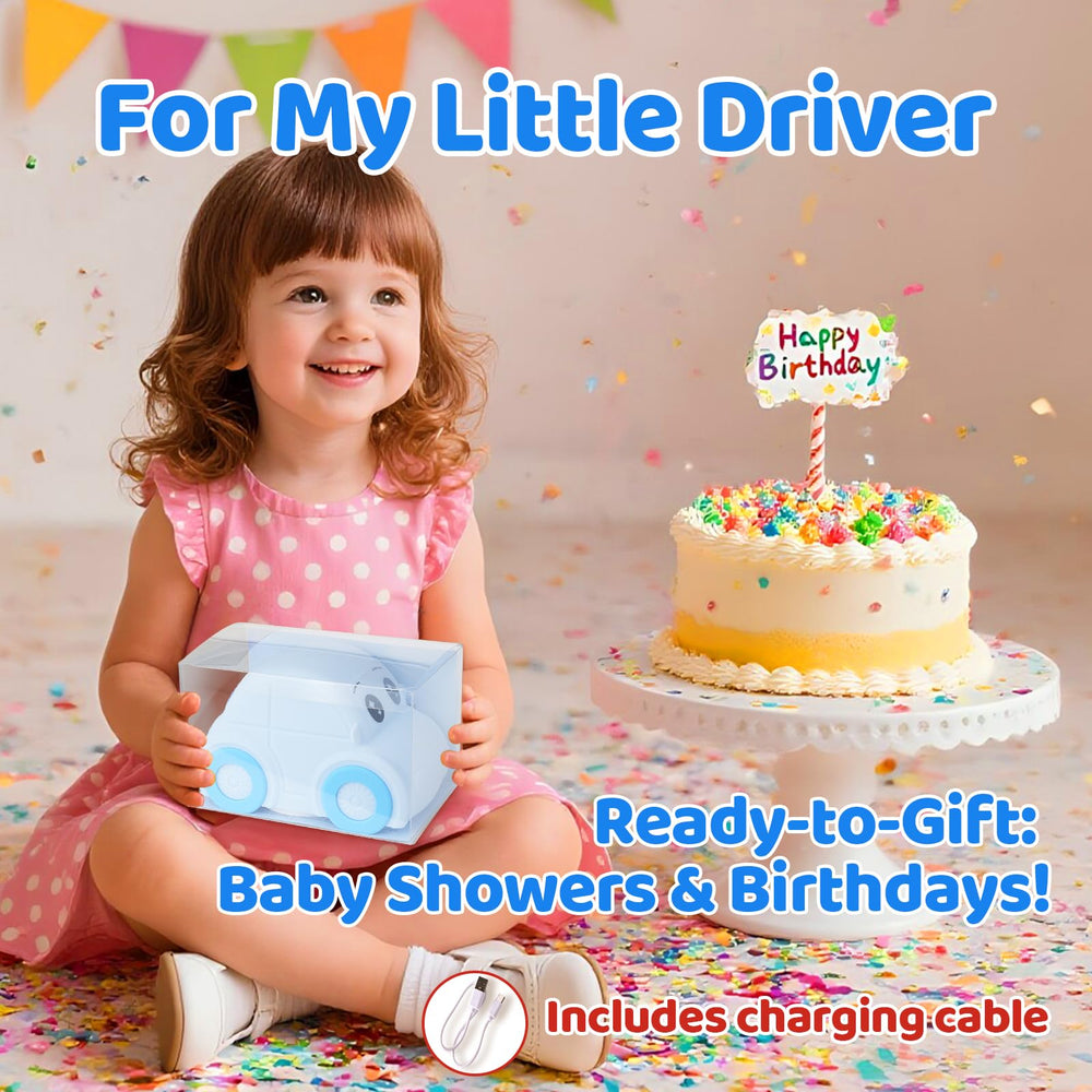 GAGBC Gift-ready baby night light with a friendly car design.