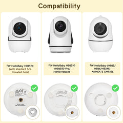 GAHOGA 360-degree swivel view keeps baby in view from any angle.