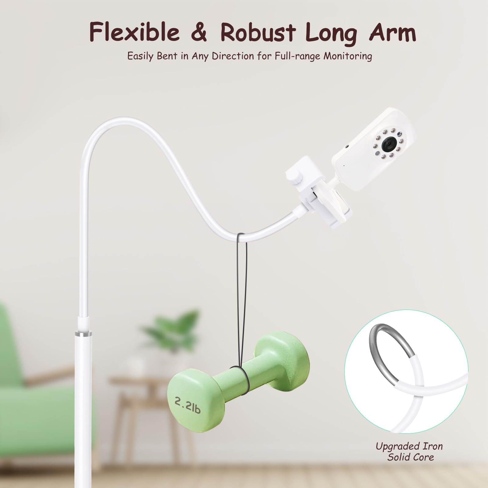 GAHOGA metal-arm top offers solid support for cameras up to 2.2 lb.
