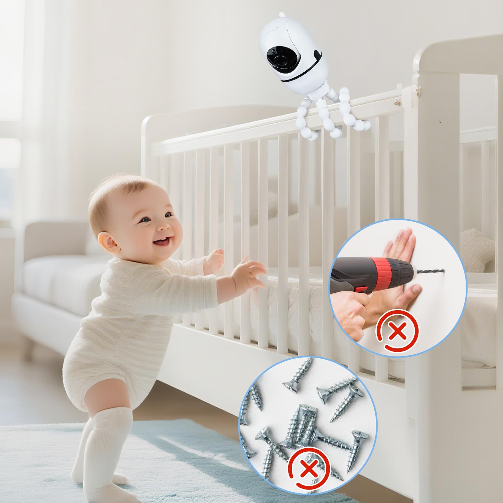 GAHOGA portable folding stand is easy to move between rooms or venues.