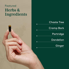 Gaia Herbs PRO Vitex with ginger root as premium ingredient
