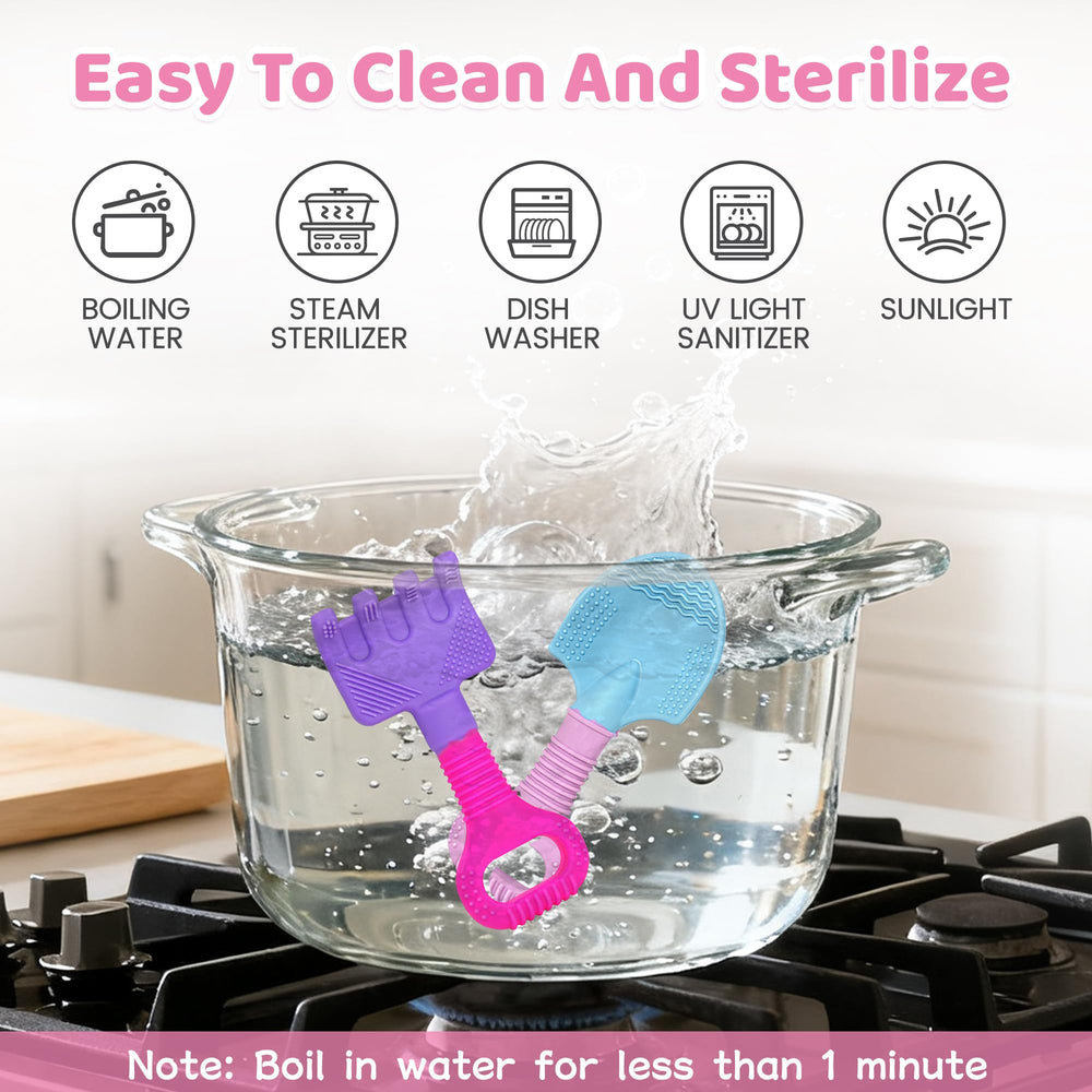 Gaiabliss teether is dishwasher-safe for quick cleaning