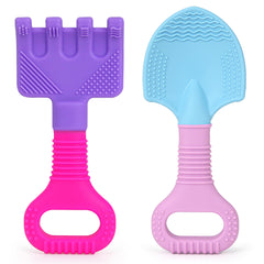 Gaiabliss teether shovel with easy-grip handle for tiny hands