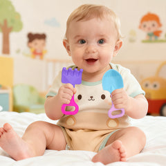Gaiabliss teether silicone body provides a soft chew surface