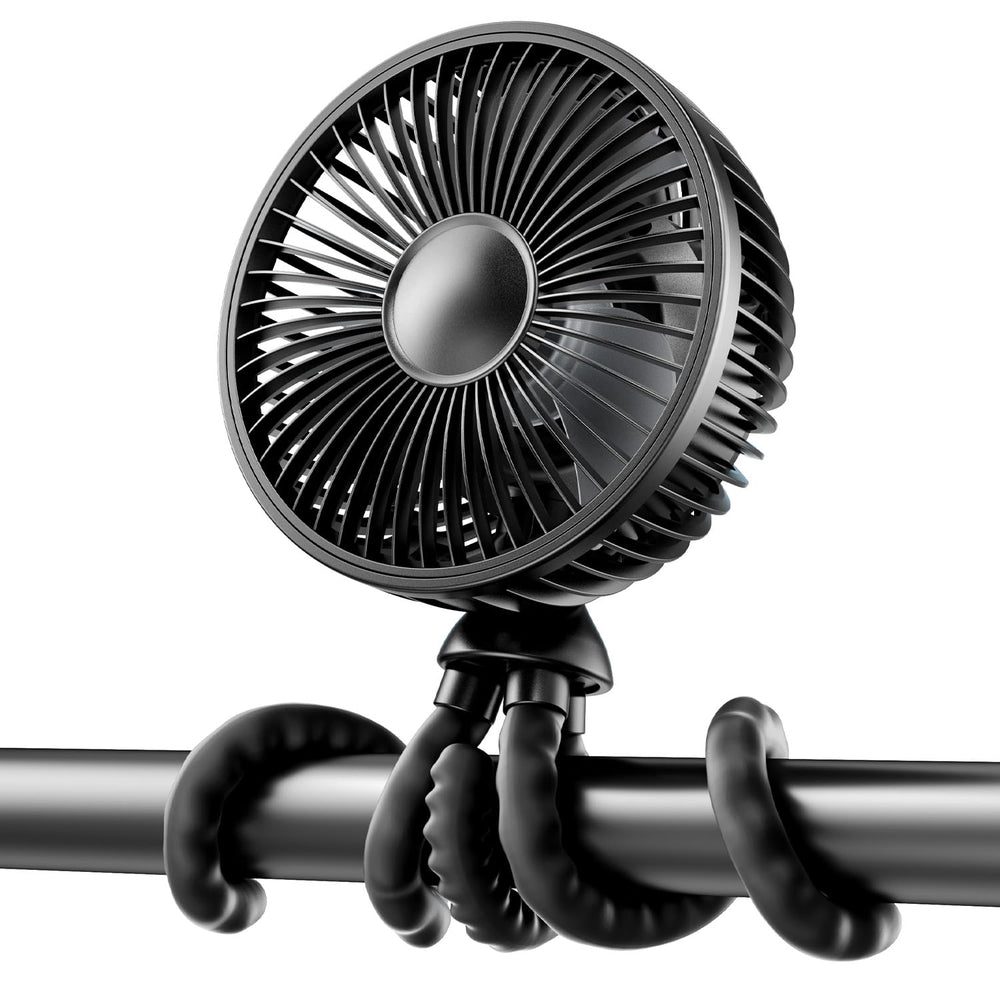 Gaiatop baby stroller fan with safe grip design protects tiny fingers