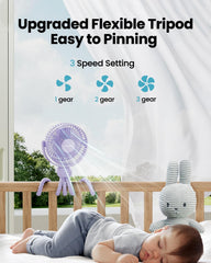 Gaiatop flexible tripod with silicone shell ensures stable, kid-friendly setup.