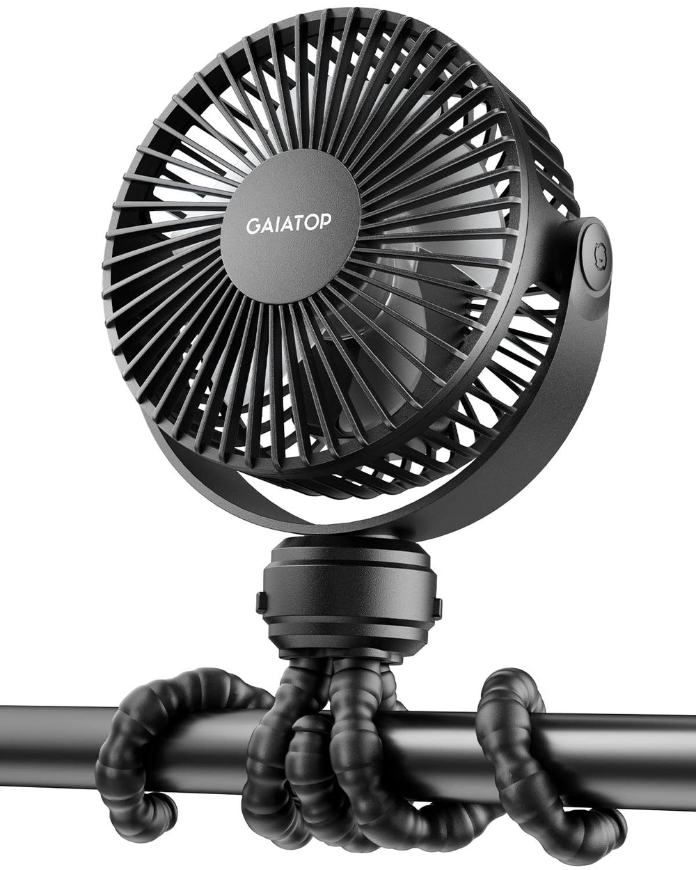 Gaiatop mini stroller fan clip-on for babies delivers cool airflow on the go.
