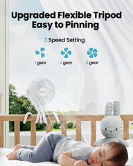 Gaiatop mini stroller fan detachable head enables charging on the go