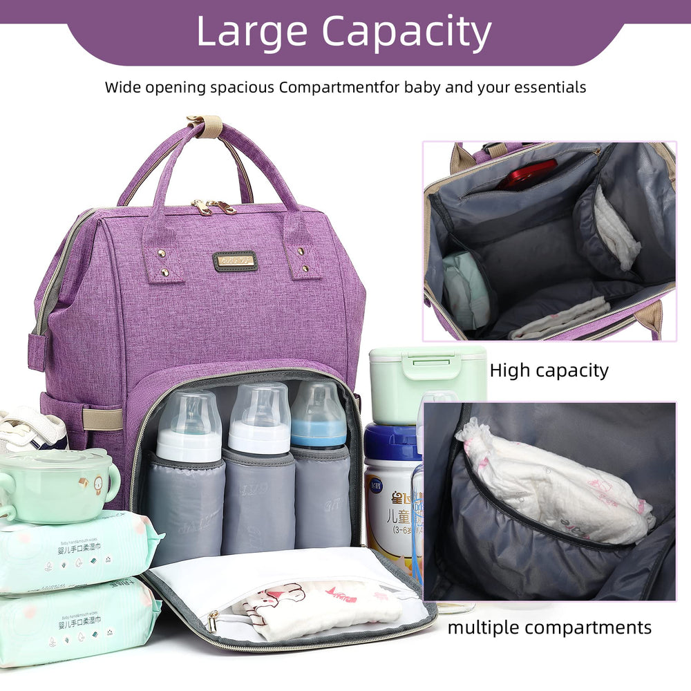 GAIVP diaper bag backpack dimensions help you plan packing on trips.