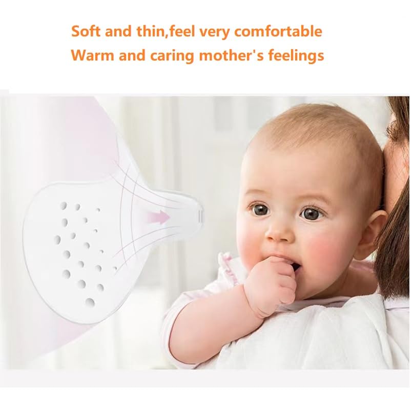 Gajoin ultra-thin silicone nipple shields design shown for 17mm fit