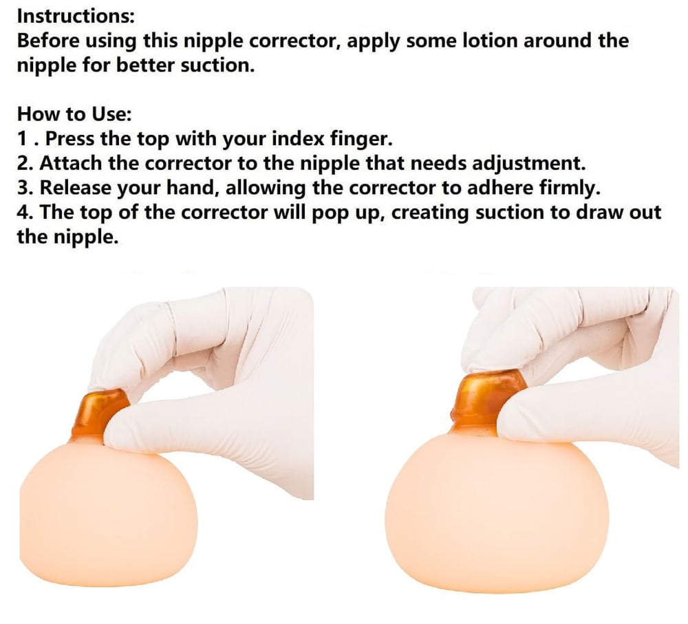 Gajoin nipple corrector with a one-click operation for easy setup.
