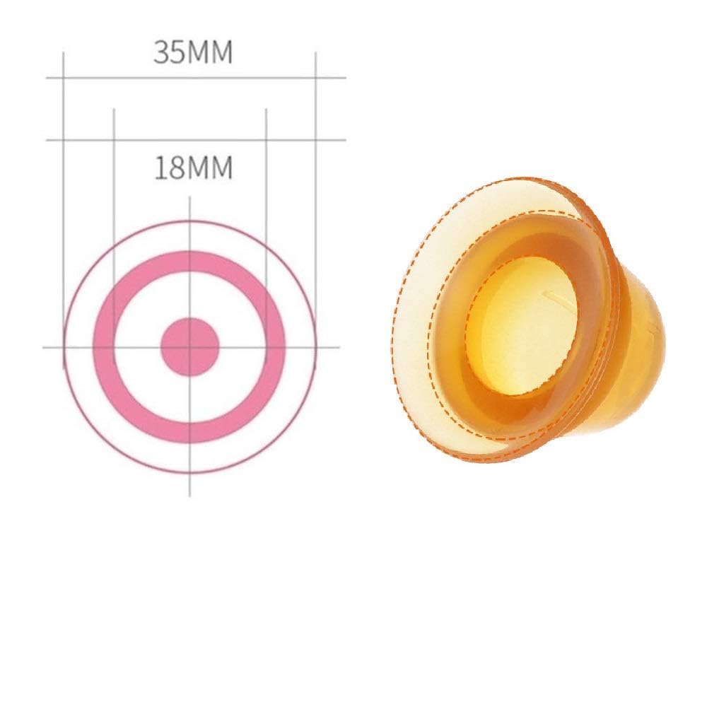 Gajoin nipple corrector illustrating physical traction for breastfeeding prep.