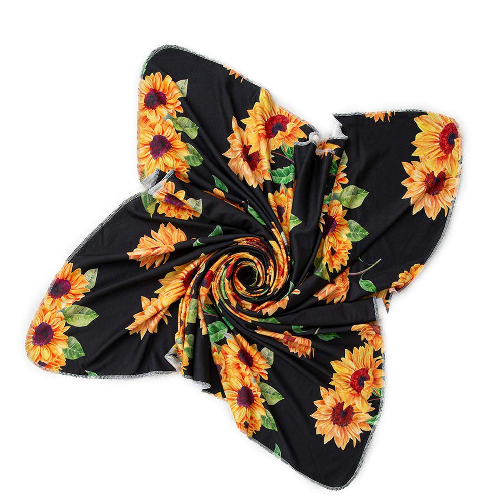 Galabloomer blanket with delicate rounded edges for safe use