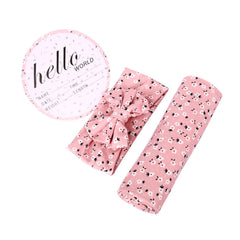 Galabloomer soft-knit baby blanket closeup highlights breathable, stretchable comfort for happy naps.