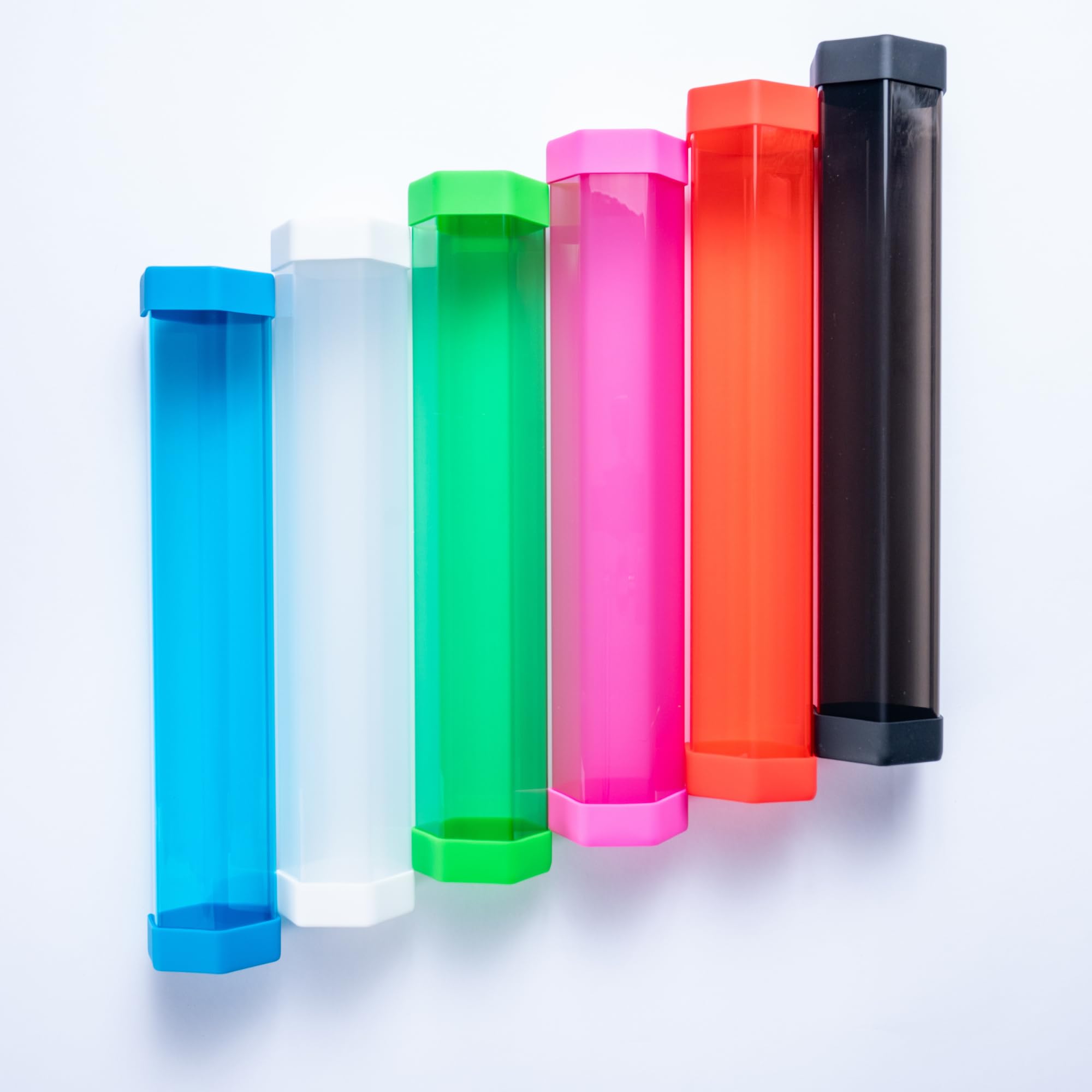 GamerMats Hex Tube measures 15 inches for standard mats and desk items.