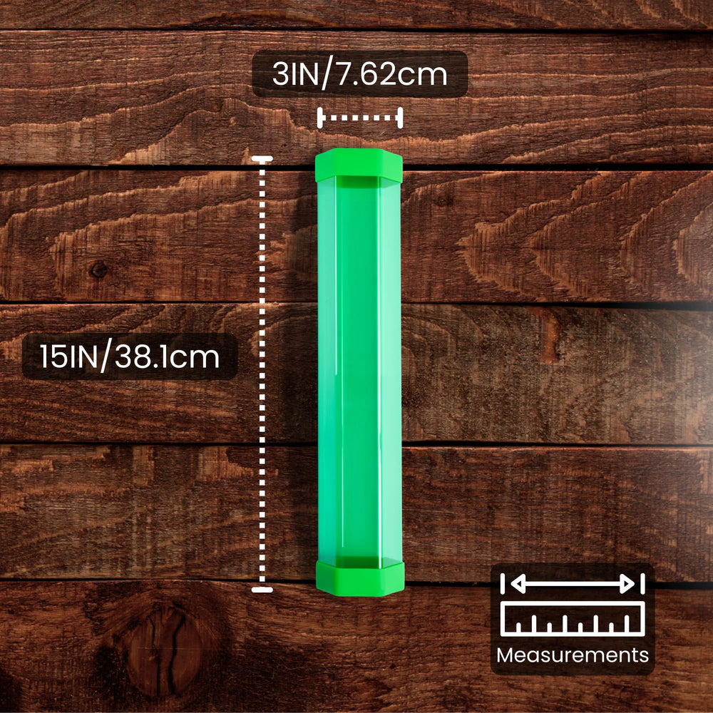 GamerMats Hex Tube with mats inside demonstrates versatile storage
